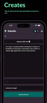 Robotin AI - APP GPT android App screenshot 0