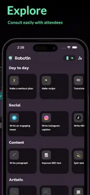 Robotin AI - APP GPT android App screenshot 2